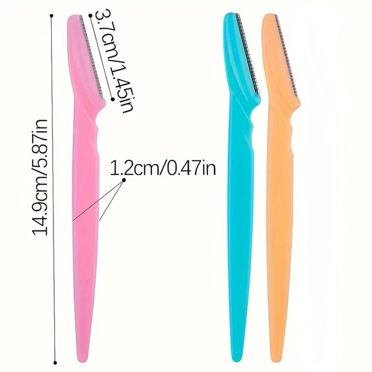 15 Multifunctional Facial Trimming Set, Suitable for Both Women And Men - Eyebrow Trimmer with Safety Cover, Suitable for Eyebro