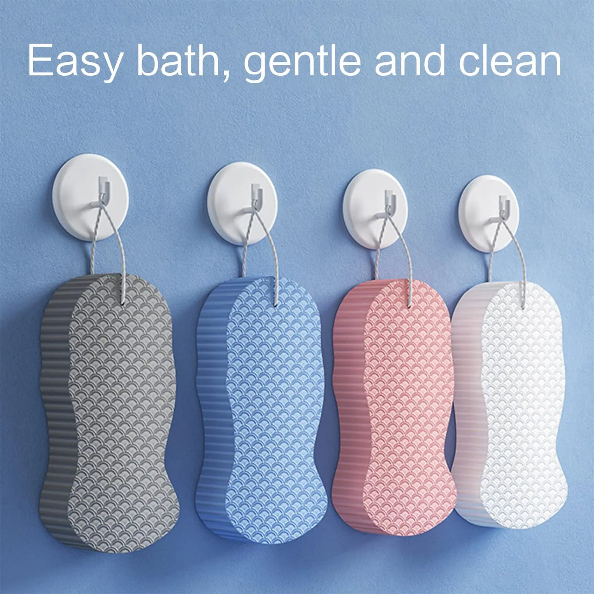 1pc Soft Sponge Body Scrubber Bath Exfoliating Scrub Sponge Shower Brush Body Skin Remover Exfoliante