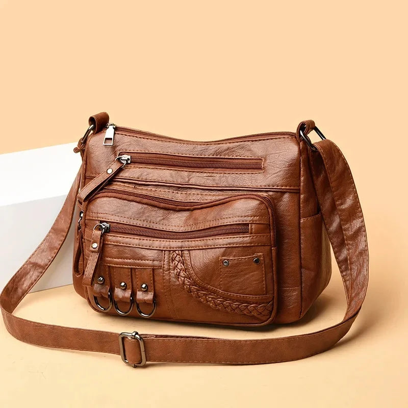 Women Crossbody Shoulder Bag New Premium Fashion Handbag For Moms Stylish Lightweight Everyday Tote With Adjustable Strap