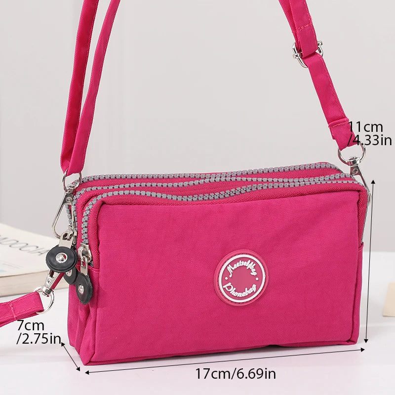 Put the mobile phone bag, handbag, shoulder bag, neck bag, cloth bag, mini bag for storing small change.
