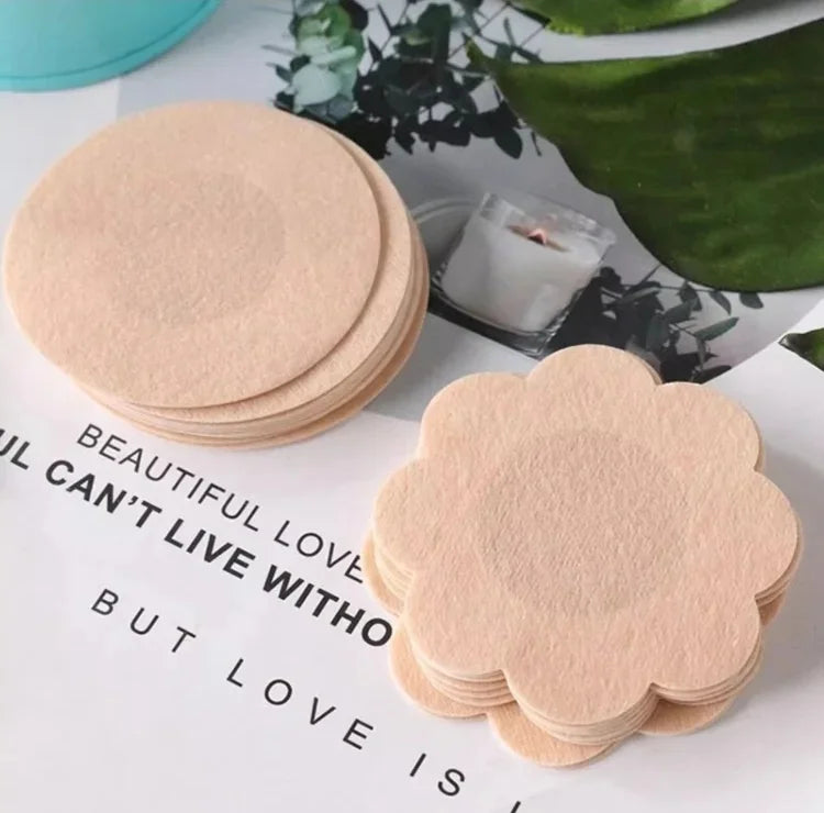 CHUANGERM Women Nipple Cover Chest Stickers Seamless Breathable Self-Adhesive Comfortable Invisible Coverage