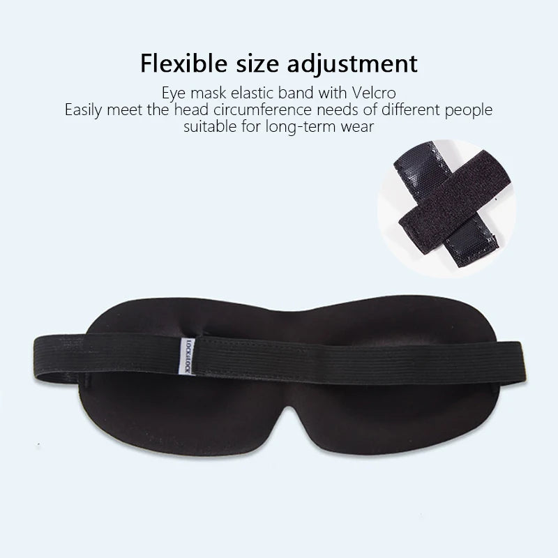 Eye Mask for Sleeping 3D Contoured Cup Blindfold Concave Molded Night Sleep Face Masks Block Out Light with Women Men Eyepatch