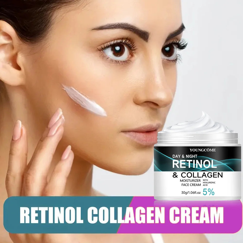YOUNGCOME Retinol Cream Promotes Skin Elasticity And Luster Nourishing And Locking Moisture To Improve Skin Texture