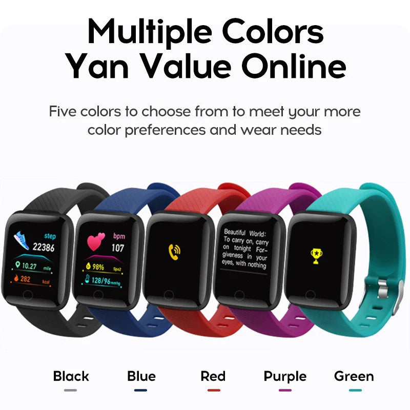Men Watch Electronic Fitness Bracelet Smartwatch Smart Watch Y68 D20 Sleep Monitor Gift For IOS Android Smartphones Alarm Clock
