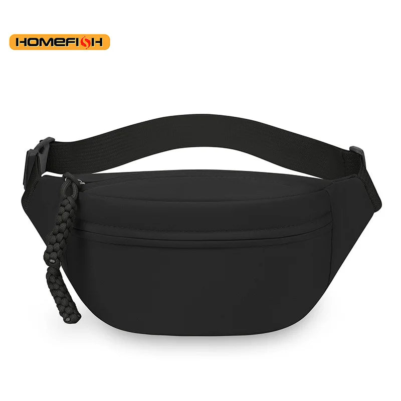 HOMEFISH Men Women Casual Crossbody Chest Bag Versatile Sport Sling Bag