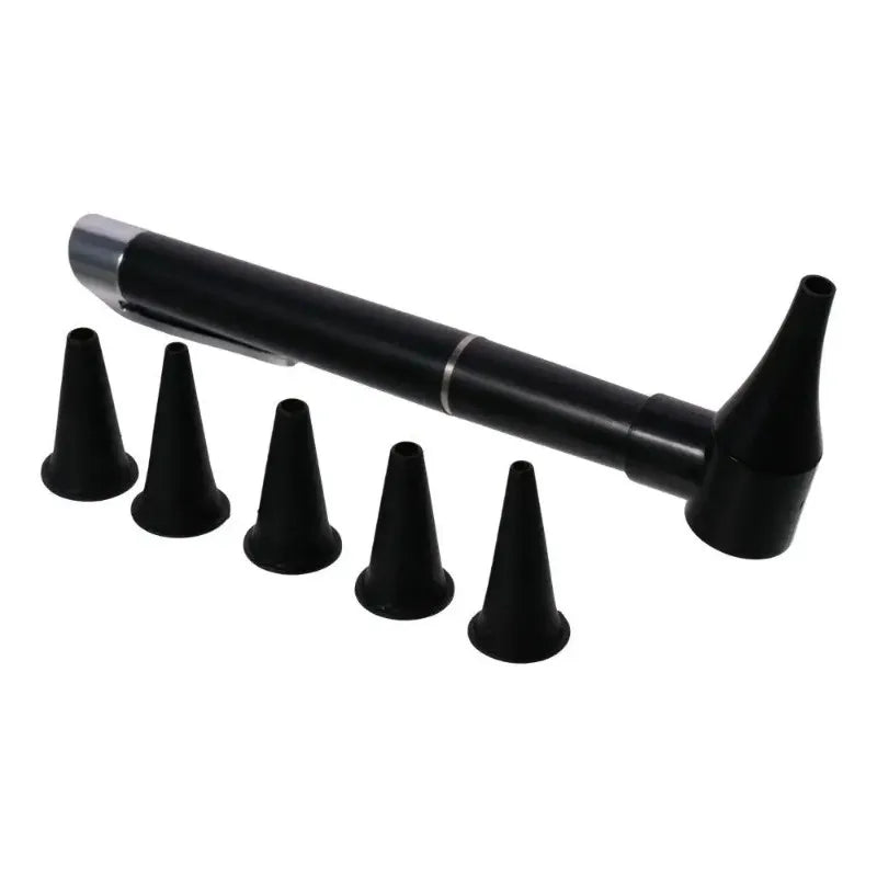 Mini Otoscope Diagnostic Kit with 5 Speculas Magnifying Lens LED Light Flashlight for Nurses Students Doctors