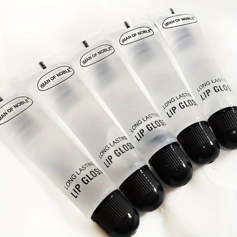 6Pcs Fruity Flavor Watery Glossy Lip Gloss Set Clear Lip Gel Hydrating Moisturizing Lip Gloss Women Lips Makeup Wholesale