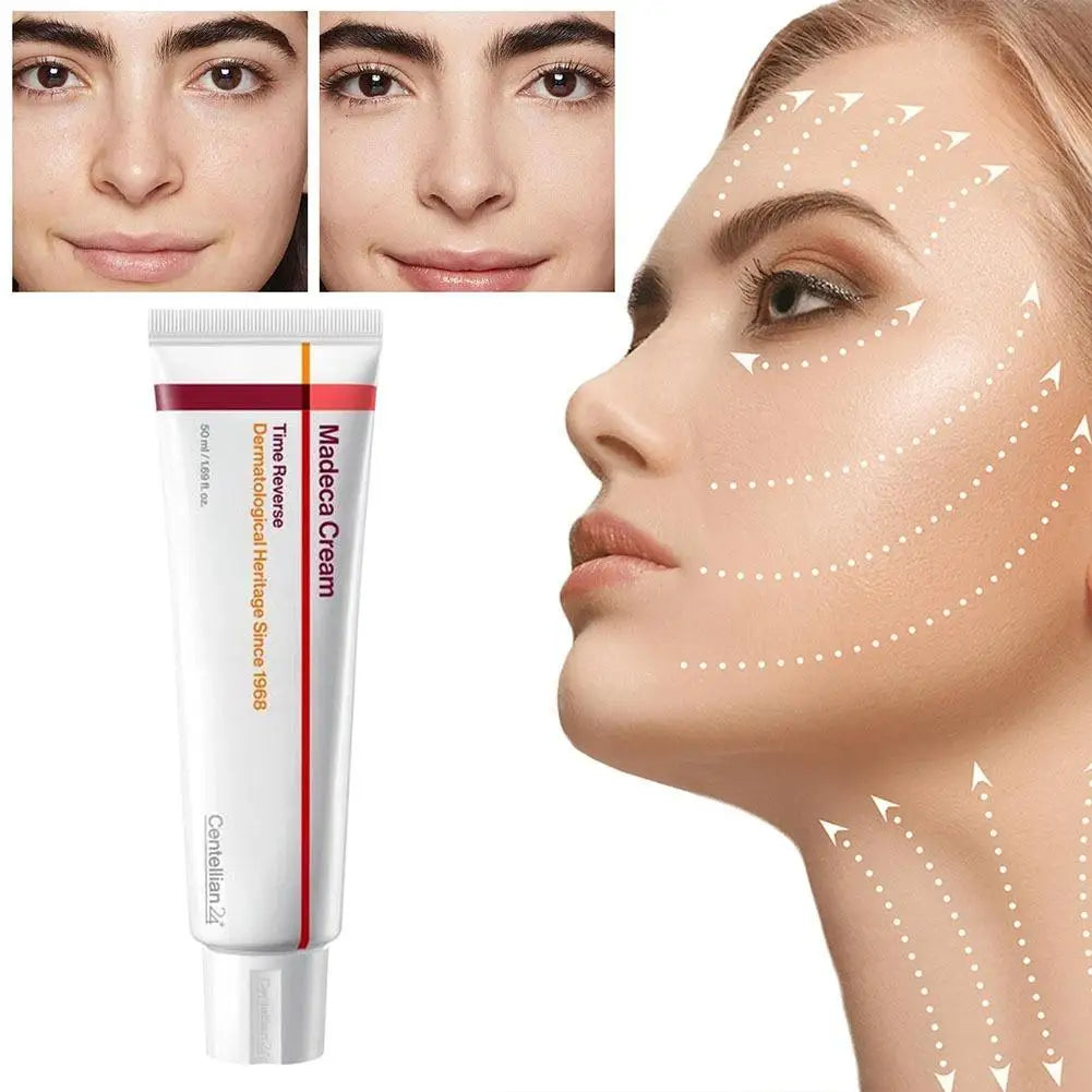 Korean Madeca Cream Centella Collagen Face Moisturizer Anti-Wrinkle Firming Barrier Repair Skin Care