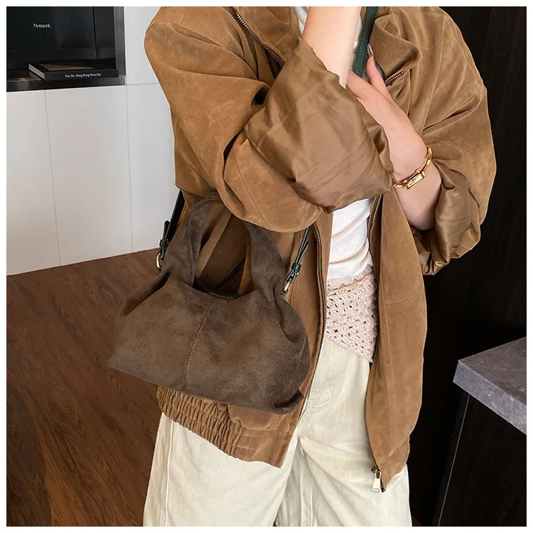 Ladies' Cloud Handbag Autumn New Fashion Dumpling Bun French Texture Shoulder Bag