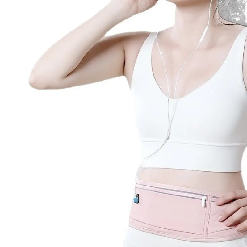 New Therunning waistbag doesn't shakewhen holding a mobile phone.Large-capacity mountain climbing, cycling and sports waist bag