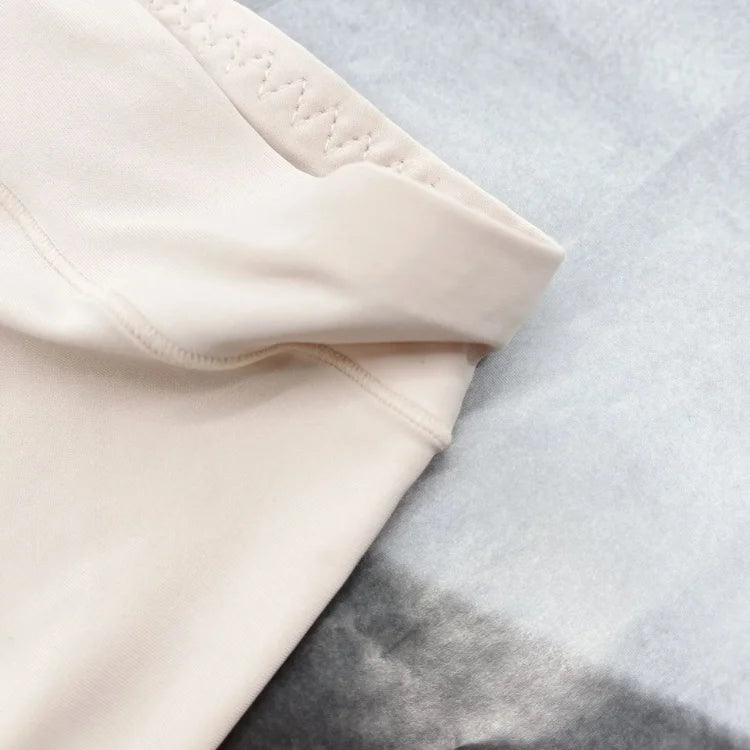CHUANGERM Seamless High Waist Shorts Panties For Women Tummy Control Hip Lift Ice Silk Safety Pants Sports Underwear