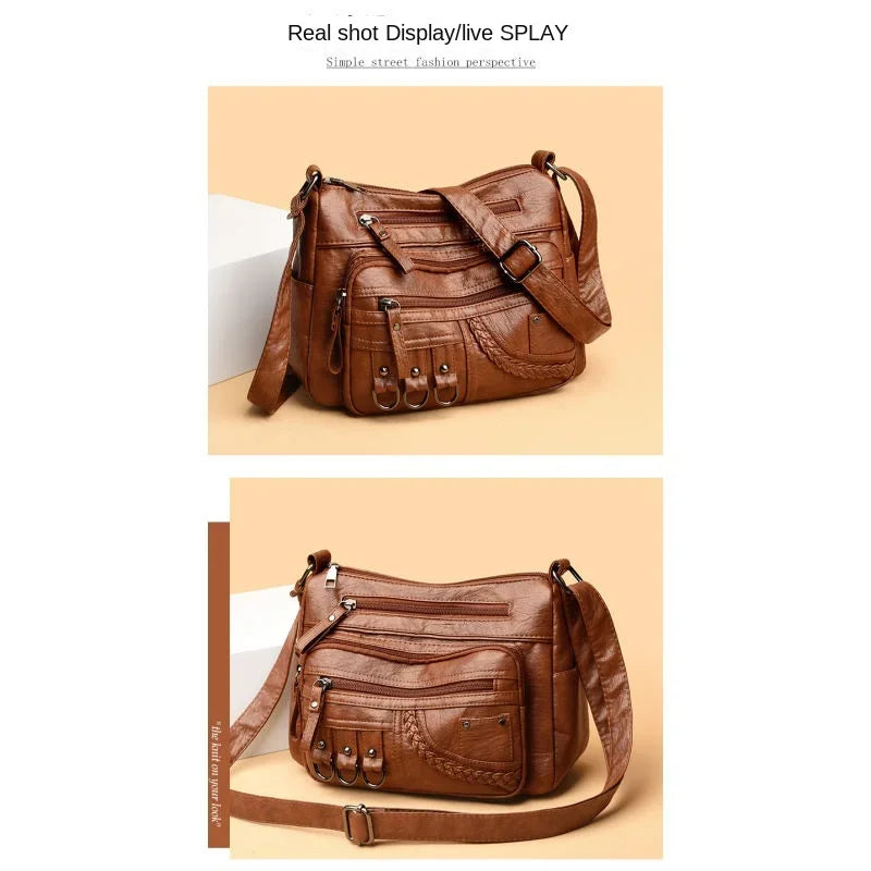 Women Crossbody Shoulder Bag New Premium Fashion Handbag For Moms Stylish Lightweight Everyday Tote With Adjustable Strap