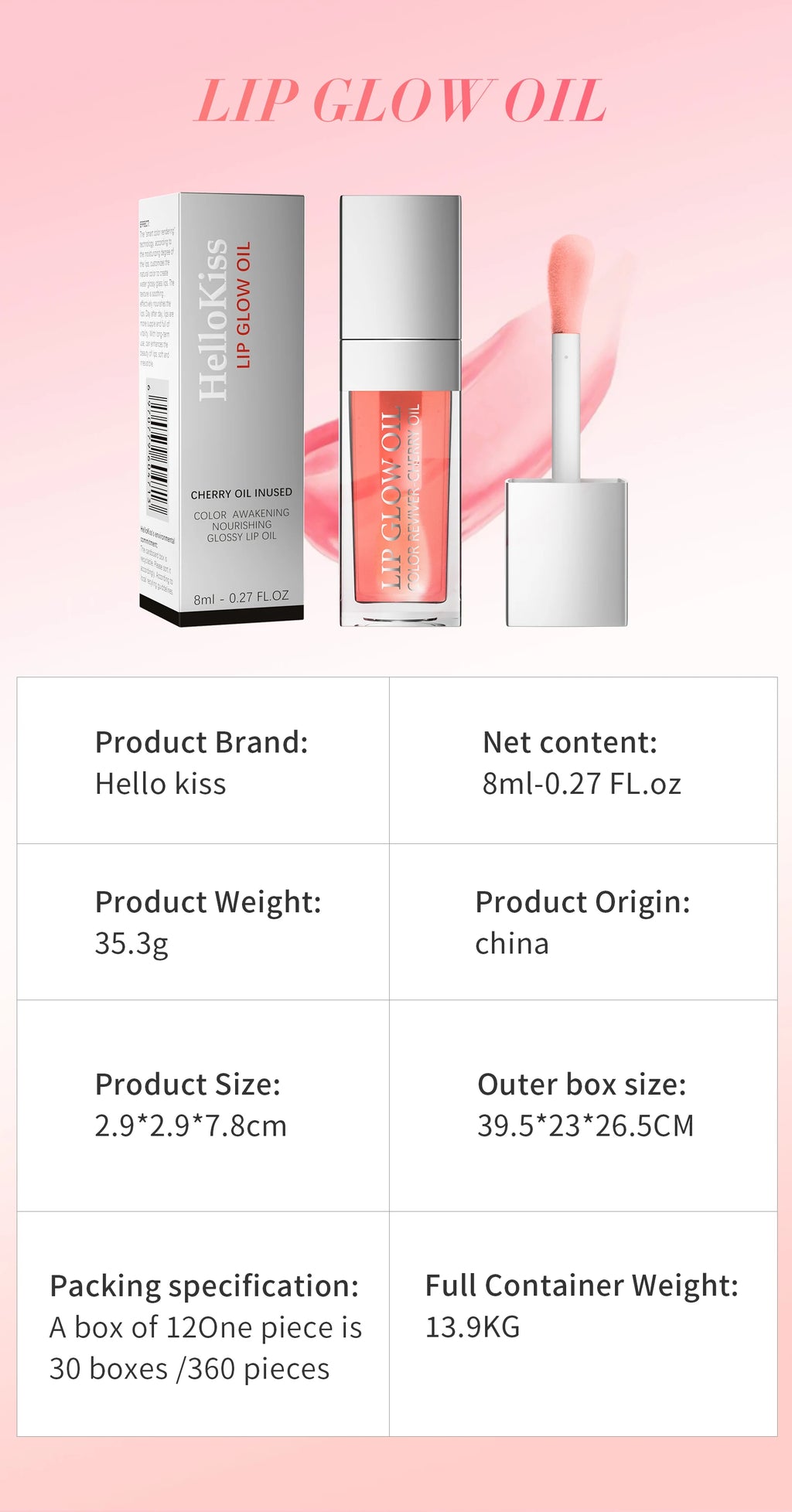 Crystal Jelly Moisturizing Lip Oil Plumping Lip Gloss Makeup Sexy Plump Lip Glow Oil Tinted Lip Plumper