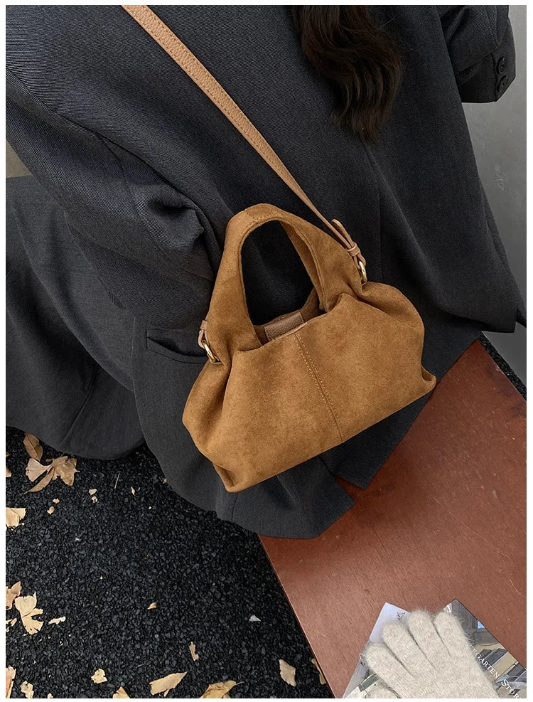 Ladies' Cloud Handbag Autumn New Fashion Dumpling Bun French Texture Shoulder Bag