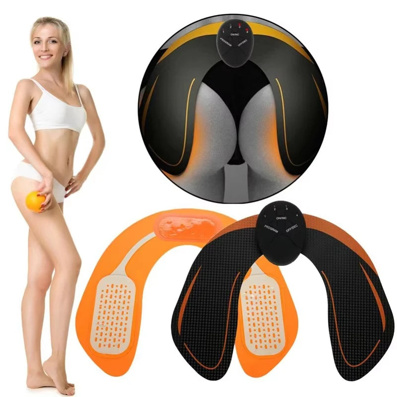 EMS Muscle Stimulator Abdominal Hip Trainer Patch Portable ABS Body Shaping Toner Unisex Fitness Slimming Training Equipment