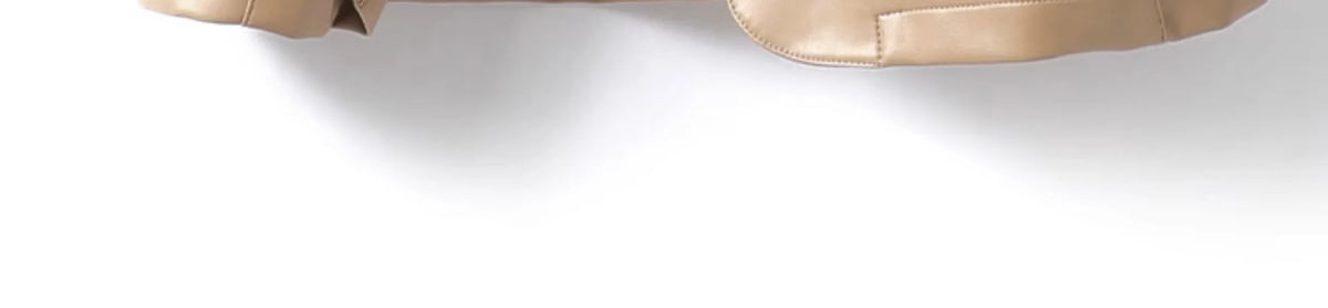 M-2XL Women Split Sheepskin Blazer Jacket Coats 2025 Spring Mid Length Chic Single Button Casual Ladies Split Leather Outwear