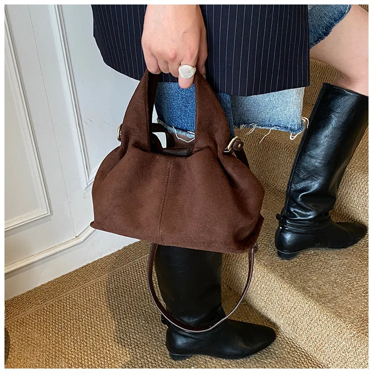 Ladies' Cloud Handbag Autumn New Fashion Dumpling Bun French Texture Shoulder Bag