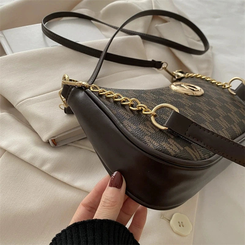 Vintage Style Handbag Crossbody Bag Adjustable Strap Women Messenger Shoulder Bag Sophisticated Accessory Tote Bag Purse