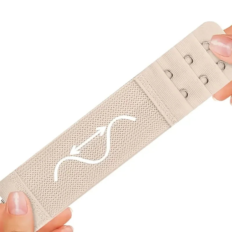 9pcs Soft Bra Extenders, 2-Hook 3-Row Adjustable, Comfort-Fit Back Extender for Women
