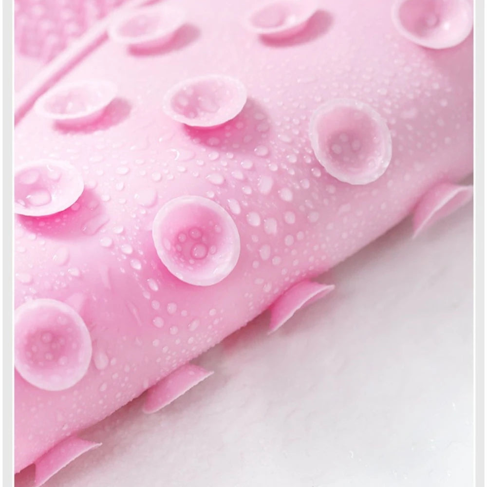 Shower Foot Scrubber Mat Back Washer Exfoliating Bath Wash Pad Wall Mounted Slip Suction Cups for Use in Cleaner Men and Women