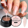 8ml Nude Pink White Quick Extension Gel Nail Polish Vernis Semi Permanent UV Construction Gel For Nail Extensions Nail Supplies