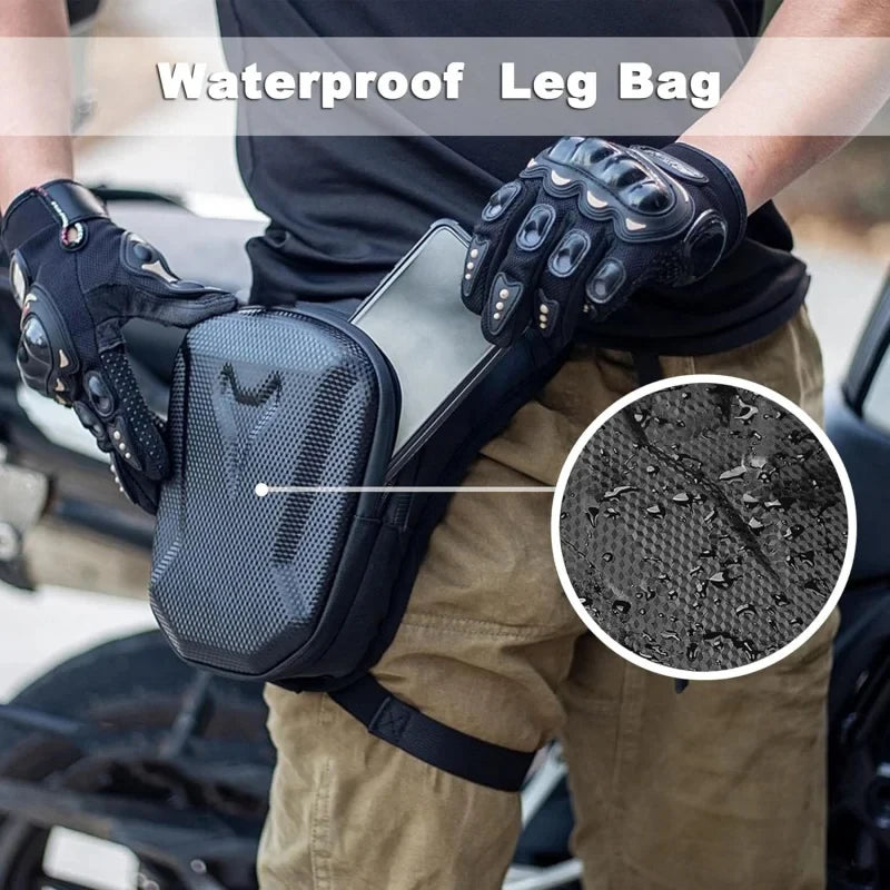 Motorcycle Leg Tank Bag Waterproof Waist Pack Crossbody Rider Biker Drop Thigh Motocross Moto Gear Men Women