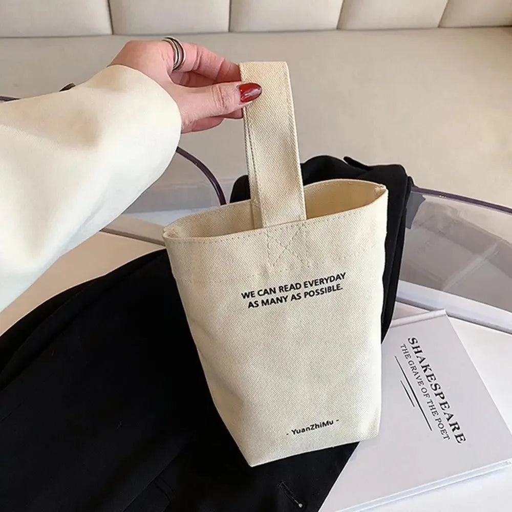 Casual Handbags Canvas Shoulder Crossbody Bags Large Capacity Shopper Bag Letters Shoulder Crossbody Bags Purse