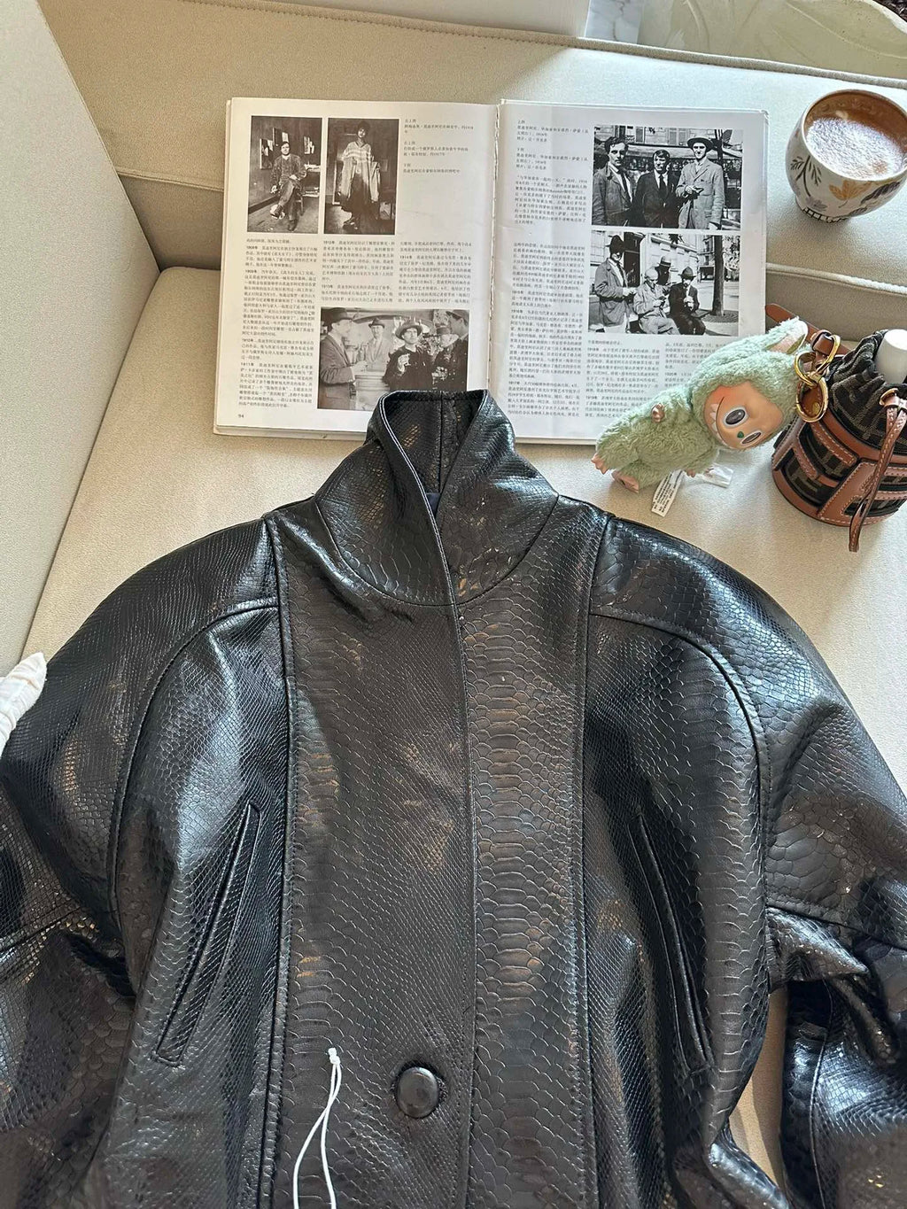 Natural Lambskin Leather Jacket for Women, 100% Genuine Leather Sheepskin Leather Women Coat, Long Sleeves, H1013