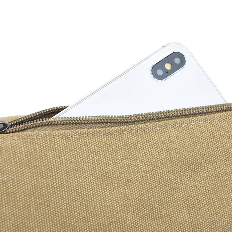 Chest Bag Canvas Waist Bag Women Men's Belt Bag Fashion Bum Bag Travel Purse Bag for Phone Pouch Pocket Hip Bag Waist Pack Male