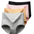 4Pcs Cotton Panties Women High Waist Underwear Body Slim Abdominal Shapers Plus Size Panties Briefs Girls Sexy Lingeries Female