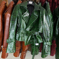 YOLOAgain 2025 Autumn Elegant Real Leather Jacket Coat Women Oversized Leather Jacket With Belt