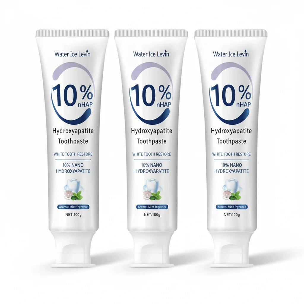 10% Nano Hydroxyapatite Toothpaste Restores White Teeth. Protects Gums. Deep Cleans. Brightens Smile. 100g Fresh Mint.