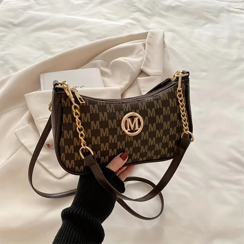 Vintage Style Handbag Crossbody Bag Adjustable Strap Women Messenger Shoulder Bag Sophisticated Accessory Tote Bag Purse