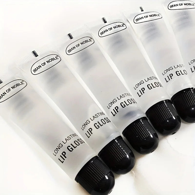 6Pcs Fruity Flavor Watery Glossy Lip Gloss Set Clear Lip Gel Hydrating Moisturizing Lip Gloss Women Lips Makeup Wholesale