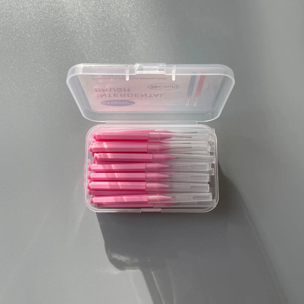 30Pcs Interdental Brushes Health Care Teeth Whitening Interdental Cleaners Orthodontic Dental Tooth Brush Oral Hygiene Tool