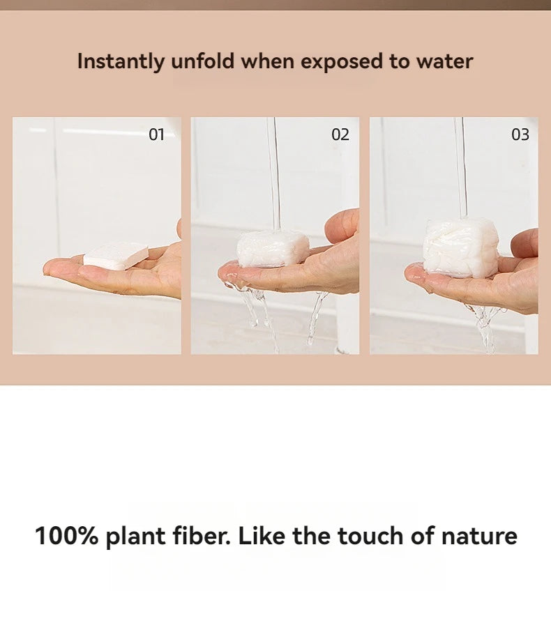 One-time Compressed Towel Washcloth Thickens the Cotton Bath Towel Travel Clean Face Independent Packing Portable Face Towel