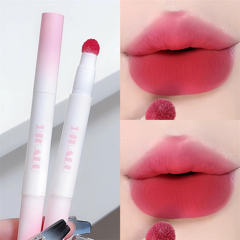 DIKALU Matte Lip Gloss | Air Cushion Lip Powder Cream | Long-Lasting Non-Fading Lip Mud