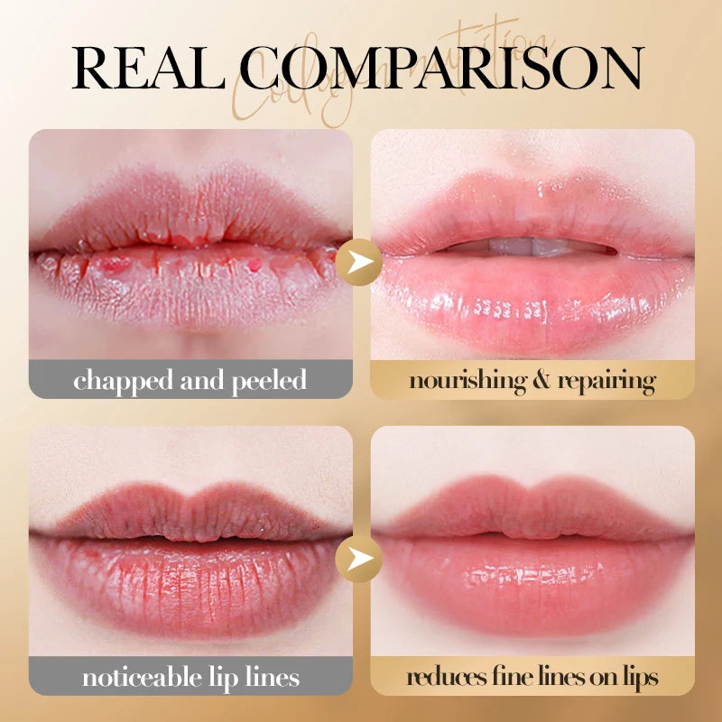 SADOER Collagen Moisturizing Lip Balm Nourishing Anti-Cracked Long-Lasting Hydration 1/2/3/5PCS Stick Lip Skin Care