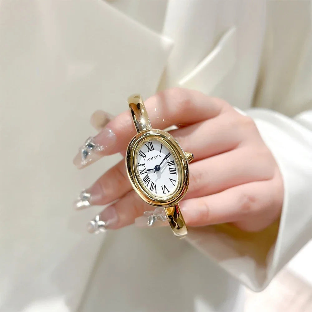 Famous Brand Gold Bracelet Watch Fashion Small Dial Stainless Steel Strap Ladies Girl Gift Wristwatches Relojes Para Mujer