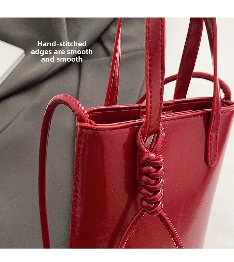 PU Leather Mini Crossbody Bag for Women 2025 New Korean Fashion Luxury Shoulder Bags Female Simple Retro Handbags and Purses