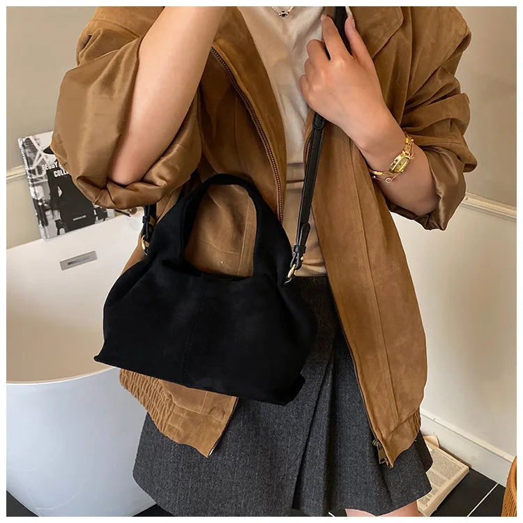 Ladies' Cloud Handbag Autumn New Fashion Dumpling Bun French Texture Shoulder Bag