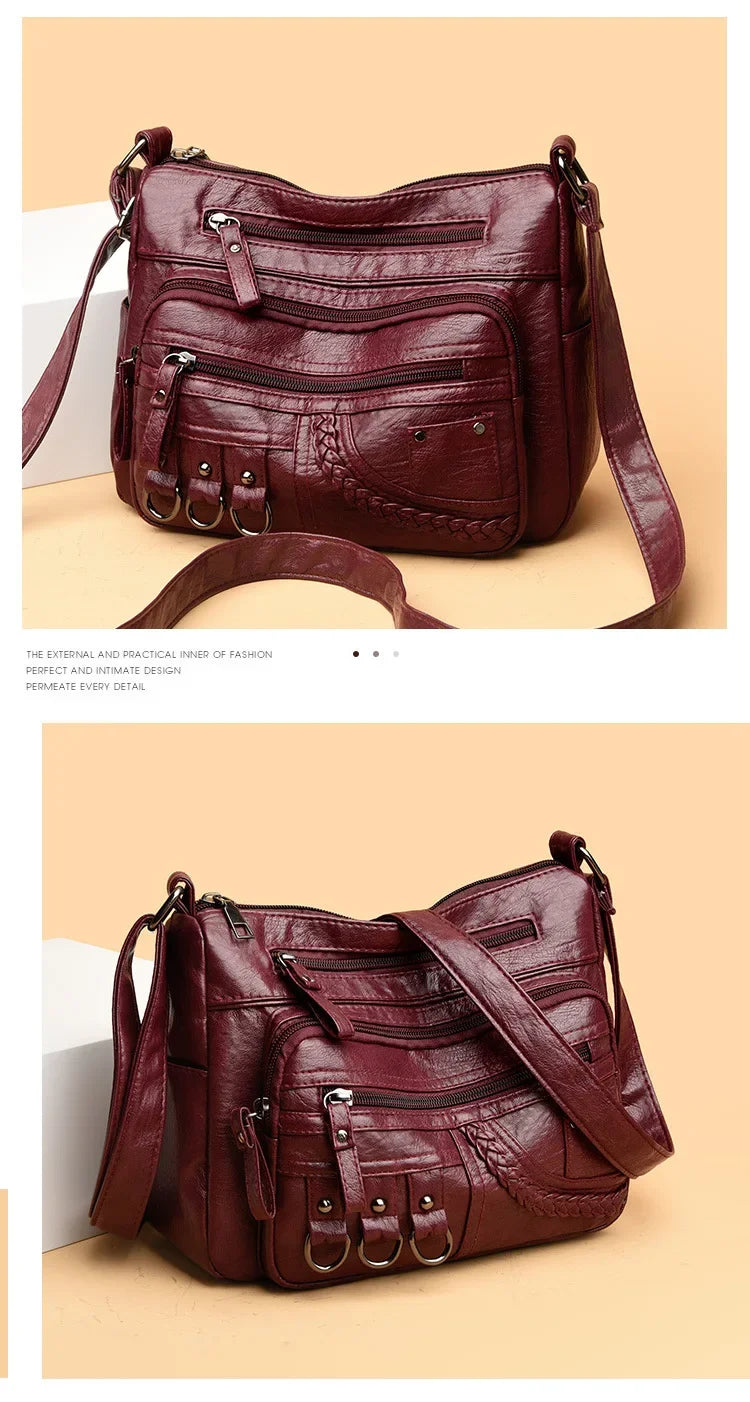 Women Crossbody Shoulder Bag New Premium Fashion Handbag For Moms Stylish Lightweight Everyday Tote With Adjustable Strap