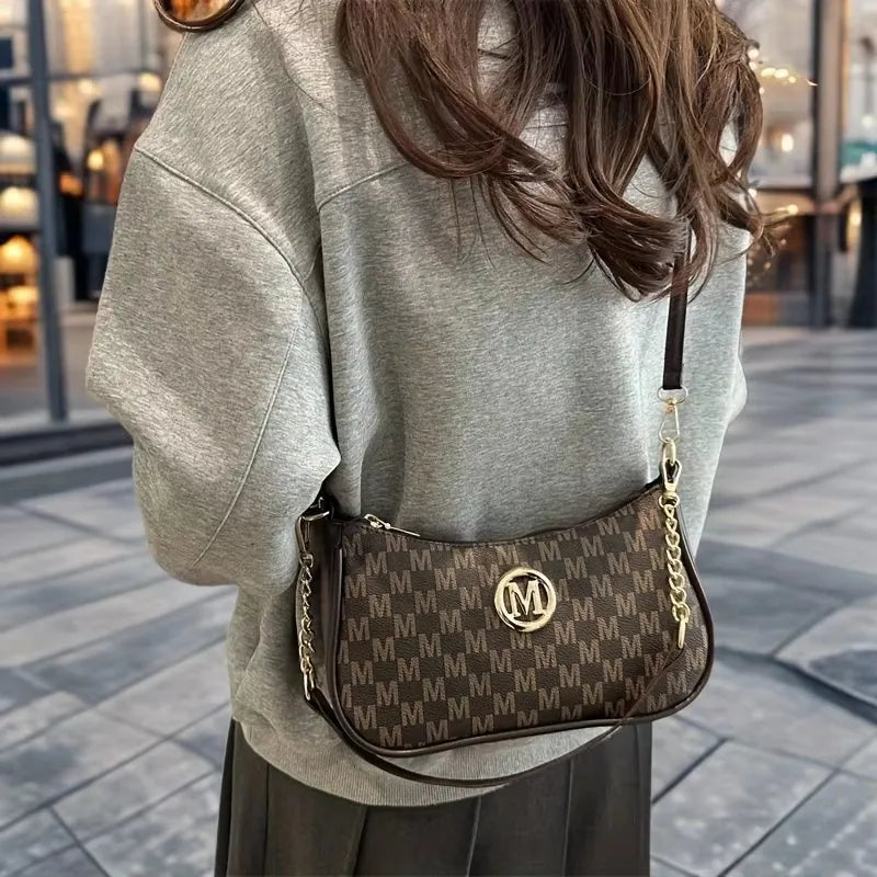 Vintage Style Handbag Crossbody Bag Adjustable Strap Women Messenger Shoulder Bag Sophisticated Accessory Tote Bag Purse