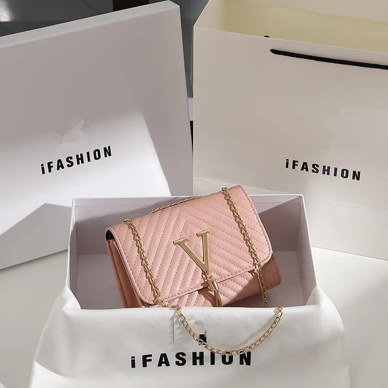 Embroidery Women Crossbody Bag Thread Luxury Handbag Shoulder Bags Brand Sequined Tassel Clutch Small Bag and Purse Party