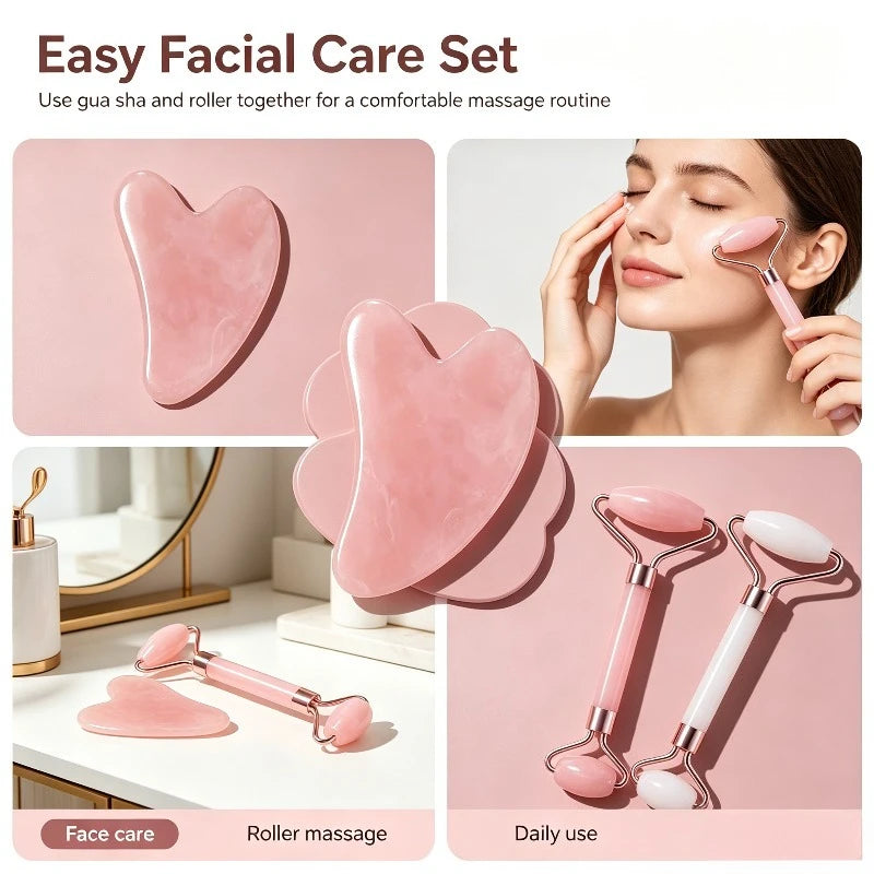 Roller for Face Neck Eye Resin Facial Massage Instrumenr Health Care Scraping Board Musclee Beauty Skincare Tools