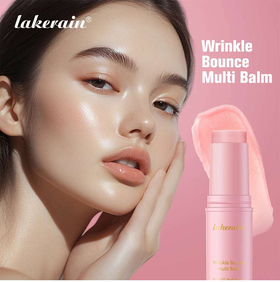 Korean Pink Hydrating Stick Extract Deep Hydrating Facial Skin Multi-functional Pink Balm Stick Skin Care Makeup Base Products
