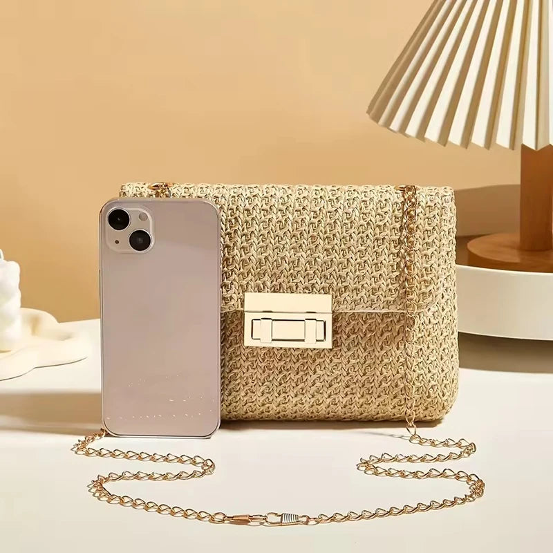 Crossbody Bag for Women Chain Strap Banquet Stylish Accessory Shoulder Bag for Day-to-Night Outfits