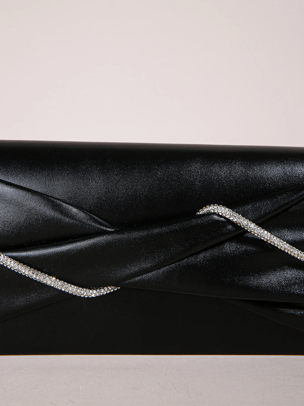 Hand Clutch Bag, Evening Clutch Bag For Women, Sparkling Crystal Rope Ruched Handbags, Glitter Envelope Purse For Party Girl,Wom