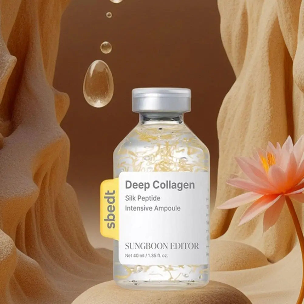 Collagen Ampoule Serum Firming Hydrating Lifting Essence Anti Aging Smooth Fine Lines Face Daily Nourishing Skin Care Set
