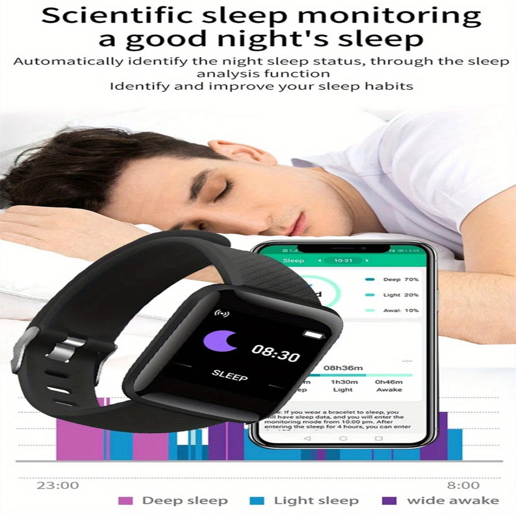Men Watch Electronic Fitness Bracelet Smartwatch Smart Watch Y68 D20 Sleep Monitor Gift For IOS Android Smartphones Alarm Clock
